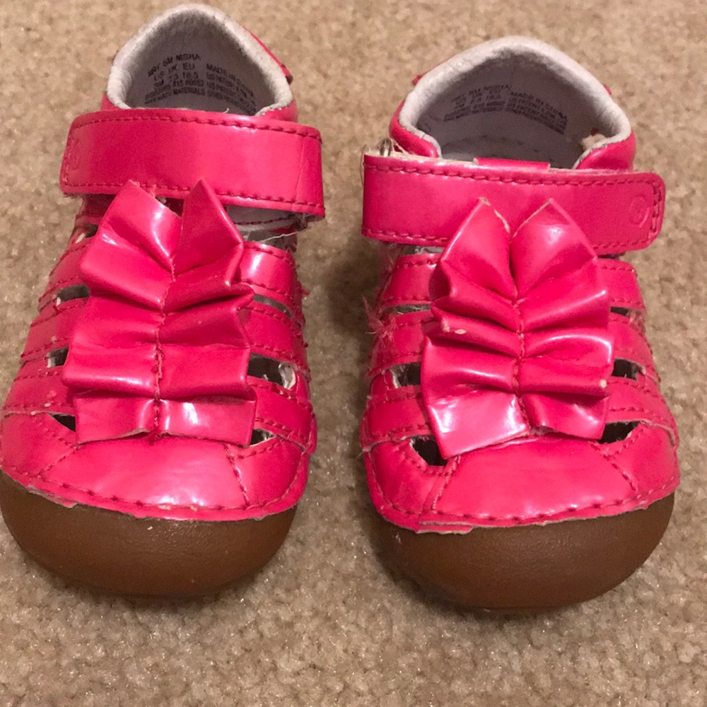 Stride Rite Size 3 Pink Fisherman Sandal